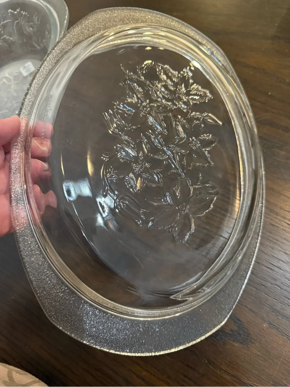 Vintage Princess House Fantasia Crystal 3 QT Covered Casserole Dish #529 NWT